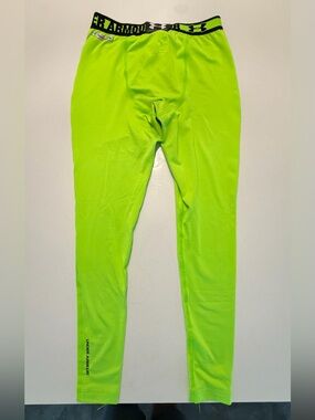Under Armour Bright Neon Green Compression Shorts